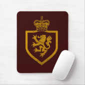 Goldener Löwenkönig Mousepad (Mit Mouse)