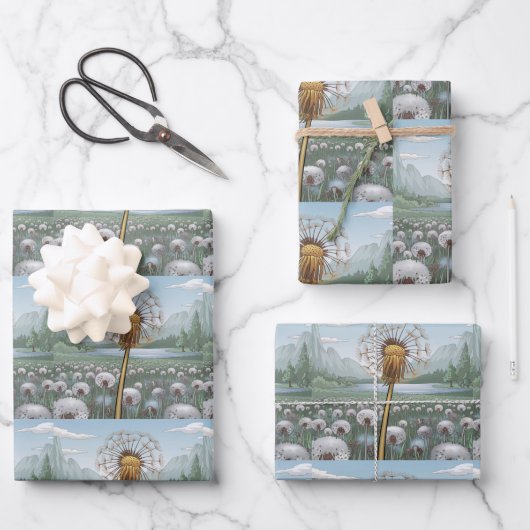 Goldener Lüster Silberleuchter Wrapping Paper Geschenkpapier Set (Vorderseite)