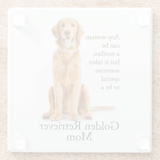 Goldener Mama Untersetzer (Rückseite)