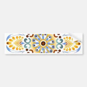 Goldener Mandala-Autoaufkleber Autoaufkleber
