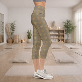 Goldener Mandala Elefant Hamsa Hand - Boho Kunst D Capri Leggings