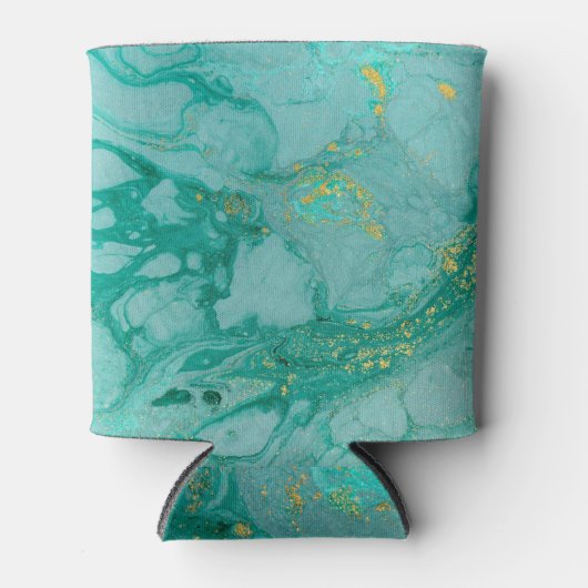 Goldener Marmor: Kunsttextur Dosenkühler (Vorderseite)