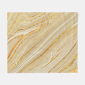 Goldener Marmor: luxuriöser Texturhintergrund. Fleecedecke (Vorderseite (Horizontal))