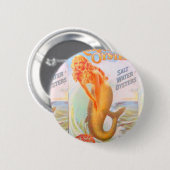 goldener Meerjungfrauknopf Button (Vorne & Hinten)