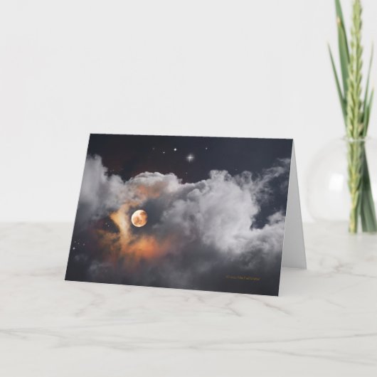 "Goldener Mond #1" Karte (Vorderseite)