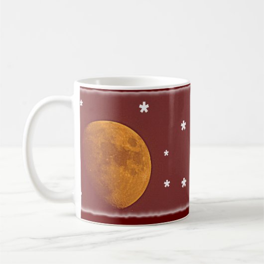 Goldener Mond-große Tasse (Links)