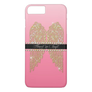 Goldener n-Diamant-Juwel-Blick-Engel Wings Bling Case-Mate iPhone Hülle