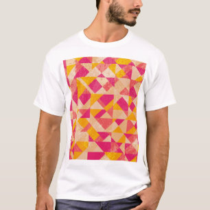 Goldener Neon-Hintergrund, farbenfrohe Lichteffekt T-Shirt