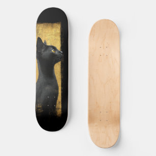 Goldener Noir Skateboard