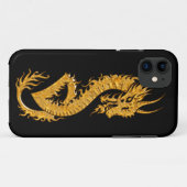 Goldener orientalischer Drache 02 Case-Mate iPhone Hülle (Rückseite (Horizontal))