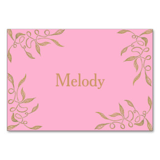 Goldener Ornament/Platzkarte für Hochzeiten Tischnummer