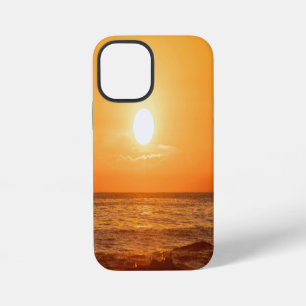 Goldener Ozean Sonnenuntergang iPhone 12 Mini Hülle