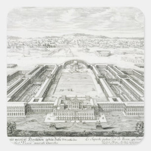 Goldener Palast des Kaisers Nero (ANZEIGE 54-68), Quadratischer Aufkleber