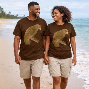 Goldener Papagei Reizendes Design T-Shirt