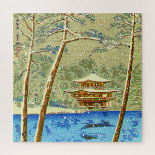 Goldener Pavillon Tempel 15 Ausblicke auf Kyoto, J Puzzle