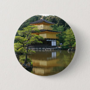 Goldener Pavillon-Tempel in Kinkaku Button