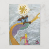 Goldener Pfad Postkarte (Vorderseite)