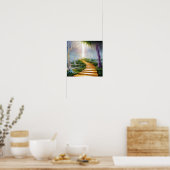 Goldener Pfad zur Erleuchtung Poster (Küche)