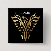 Goldener Phönix, Eleganz Button (Vorderseite)