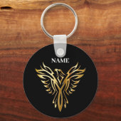 Goldener Phönix, Eleganz Schlüsselanhänger (Vorderseite)