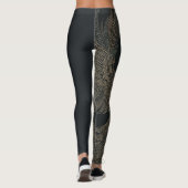 Goldener Phönix-Mythos Leggings (Rückseite)