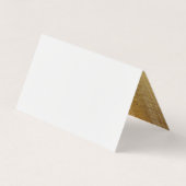 Goldener Pinselstrich Visitenkarten (Rückseite)