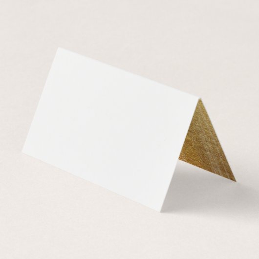 Goldener Pinselstrich Visitenkarten (Rückseite)