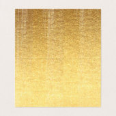Goldener Pinselstrich Visitenkarten (Innenseite Aufgefaltet)