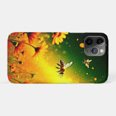 Goldener Pollen für Bienen Joy Design Case-Mate iPhone Hülle (Rückseite (Horizontal))