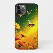 Goldener Pollen für Bienen Joy Design Case-Mate iPhone Hülle (Rückseite)