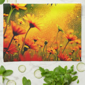 Goldener Pollen für Bienen Joy Design Geschirrtuch (Gefaltet)