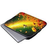 Goldener Pollen für Bienen Joy Design Laptopschutzhülle (Vorne Knopf)