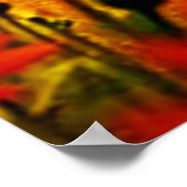 Goldener Pollen für Bienen Joy Design Poster (Ecke)