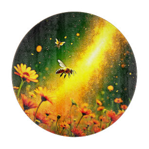 Goldener Pollen für Bienen Joy Design Schneidebrett