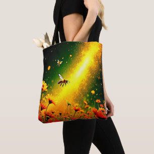 Goldener Pollen für Bienen Joy Design Tasche