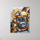 Goldener Power Leinwanddruck (Vorderseite)