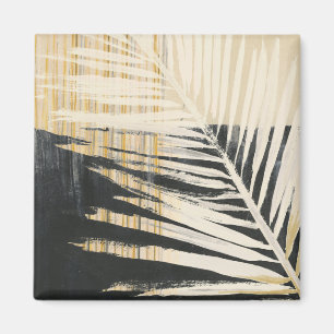 Goldener Raffiabast - Palmwedel Magnet