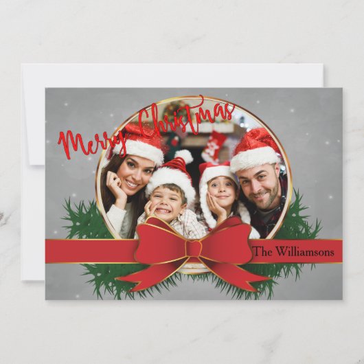 Goldener Rahmen mit rotem Foto (Vorderseite)