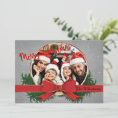 Goldener Rahmen mit rotem Foto (Stehend Vorderseite)