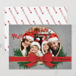 Goldener Rahmen mit rotem Foto