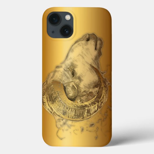 Goldener Ram oder Widder Chinesischer Western Astr Case-Mate iPhone Hülle (Rückseite)