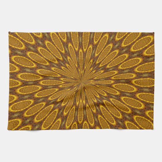 Goldener Raum Geschirrtuch (Horizontal)