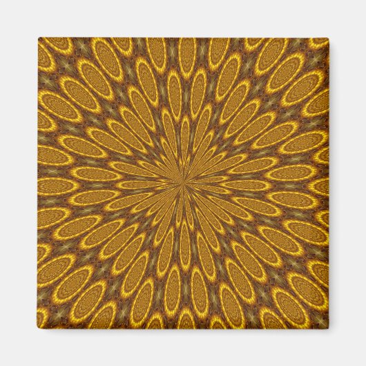 Goldener Raum Magnet (Vorne)