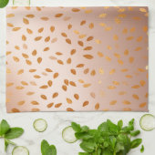 Goldener Regen Geschirrtuch (Gefaltet)