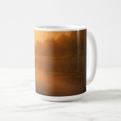 Goldener Regen in der Abenddämmerung Kaffeetasse (VorderseiteRechts)