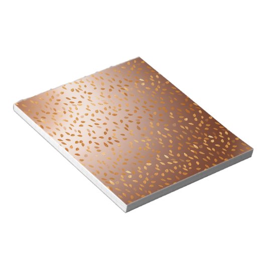 Goldener Regen Notizblock (angewinkelt)