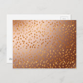 Goldener Regen Postkarte (Vorne/Hinten)