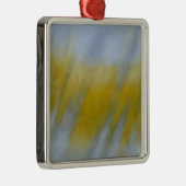 Goldener Regen Silbernes Ornament (Rechts)