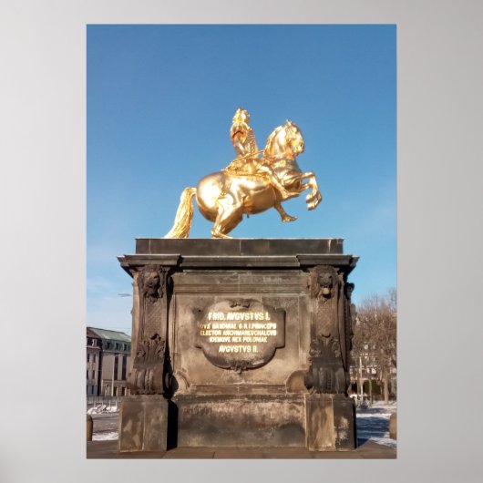 Goldener Reiter Poster (Vorne)