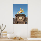 Goldener Reiter Poster (Küche)